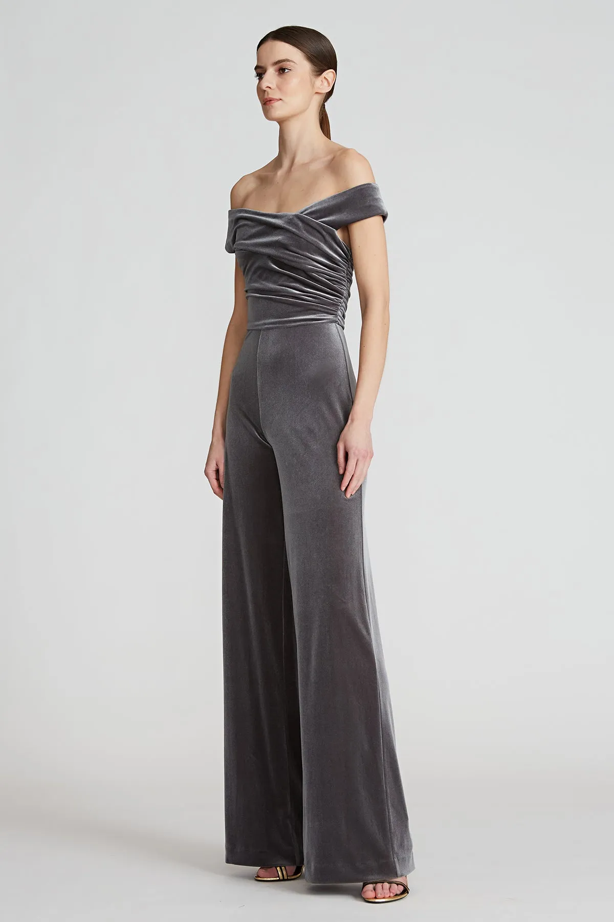 Wren Velvet Jumpsuit sold by H by Halston product image thumbnail 4