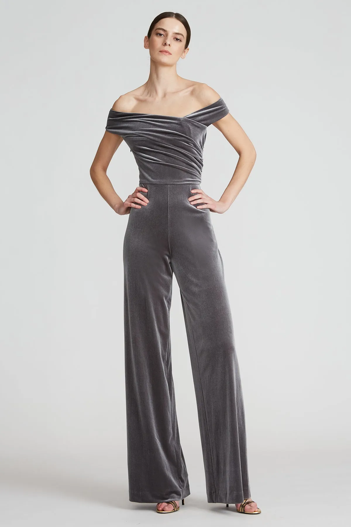 Wren Velvet Jumpsuit sold by H by Halston product image thumbnail 5