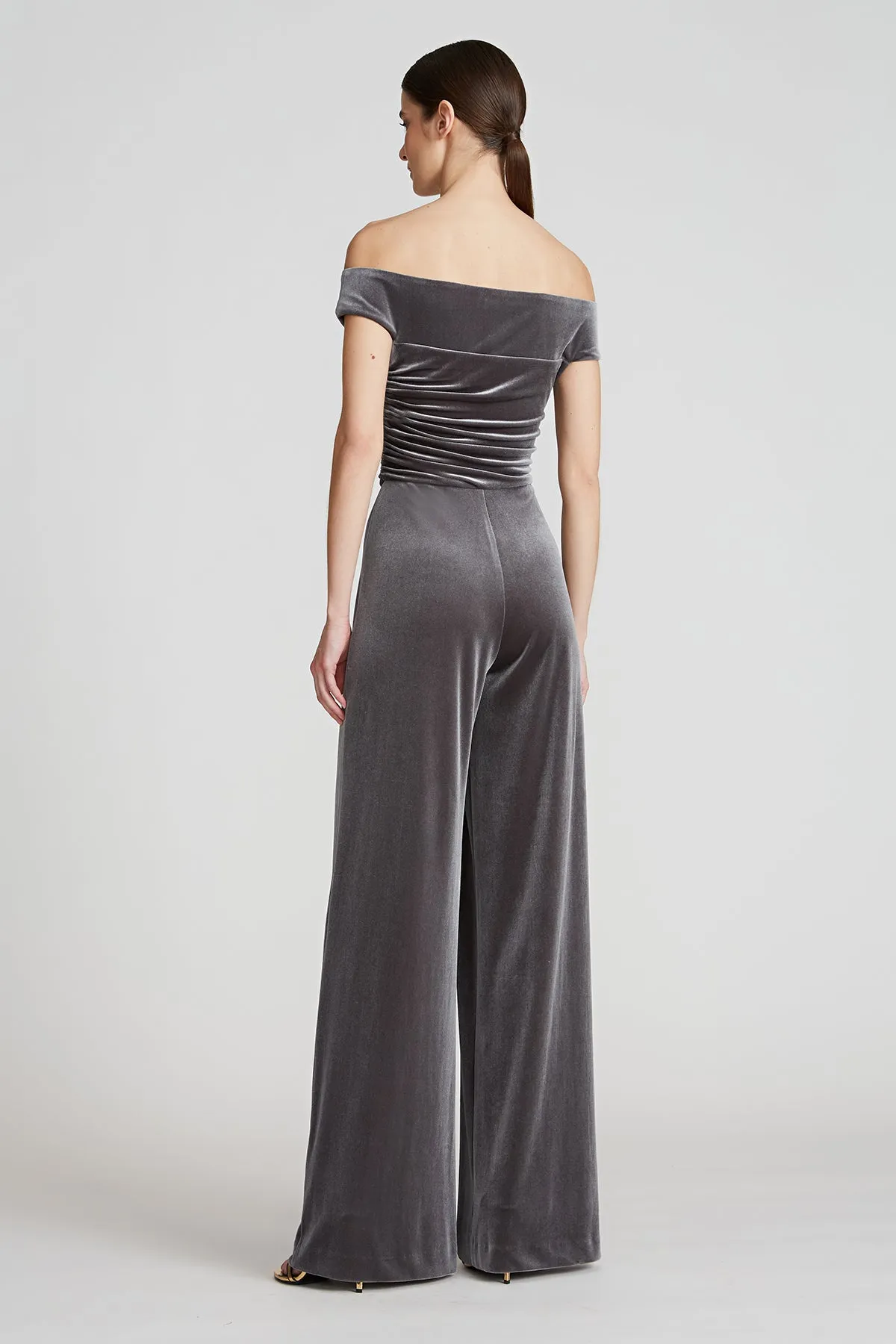 Wren Velvet Jumpsuit sold by H by Halston product image thumbnail 3