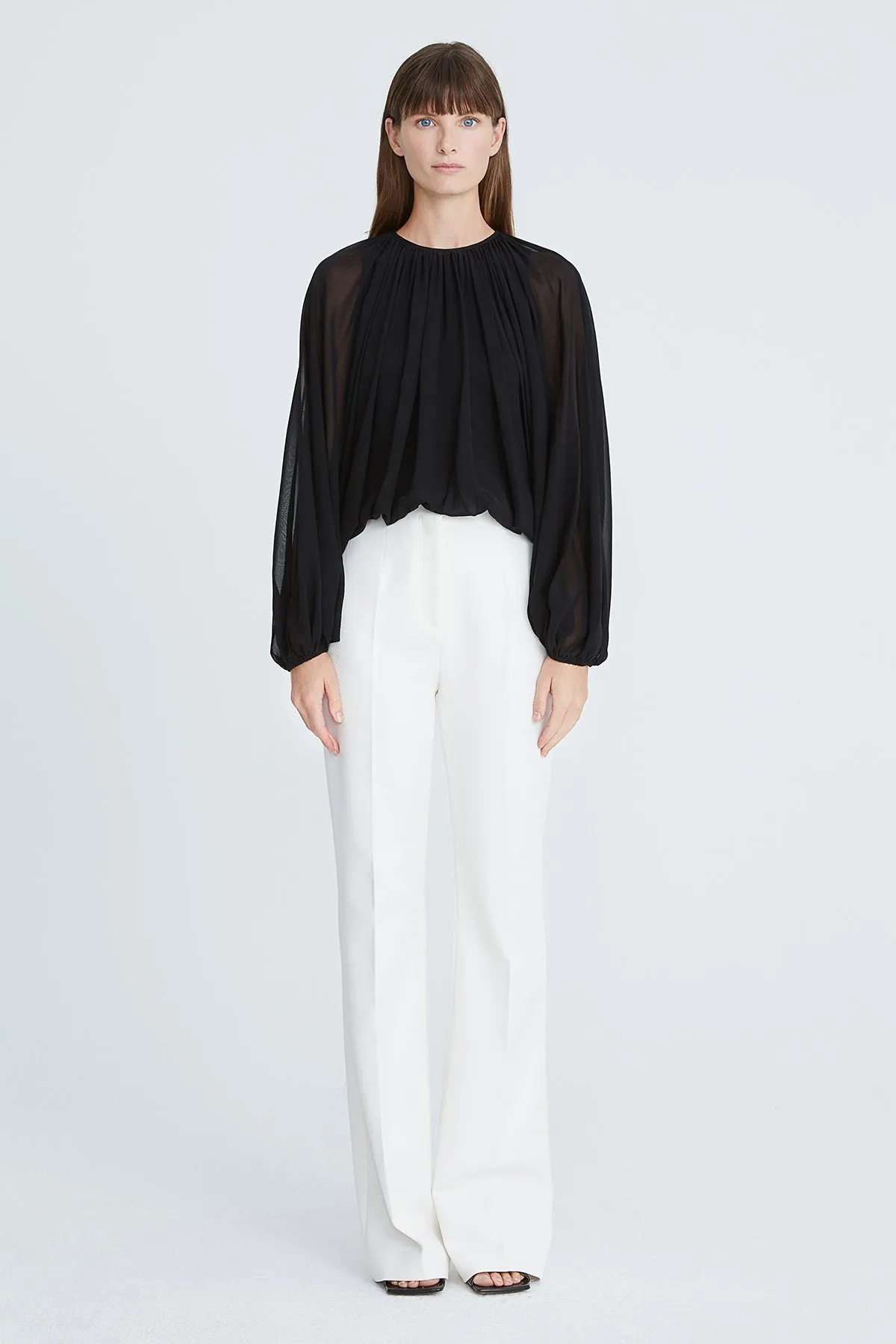 Cara Chiffon Blouson Top sold by H by Halston product image thumbnail 3