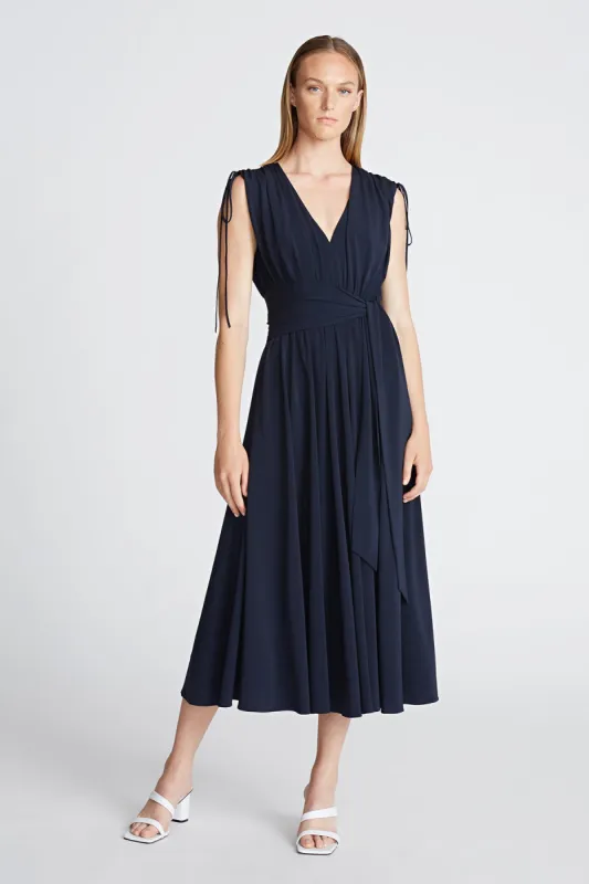 Cobey Dress In Stretch Jersey sold by H by Halston