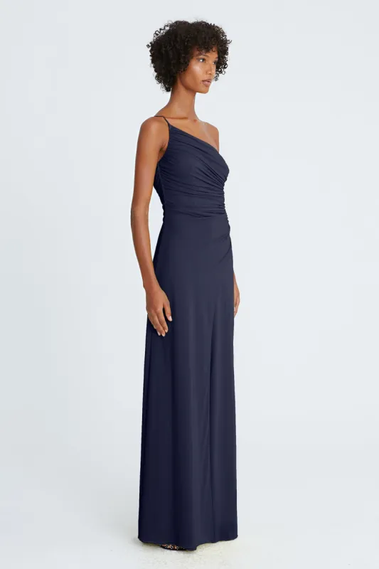 Camryn Jersey Overlay Jumpsuit sold by H by Halston