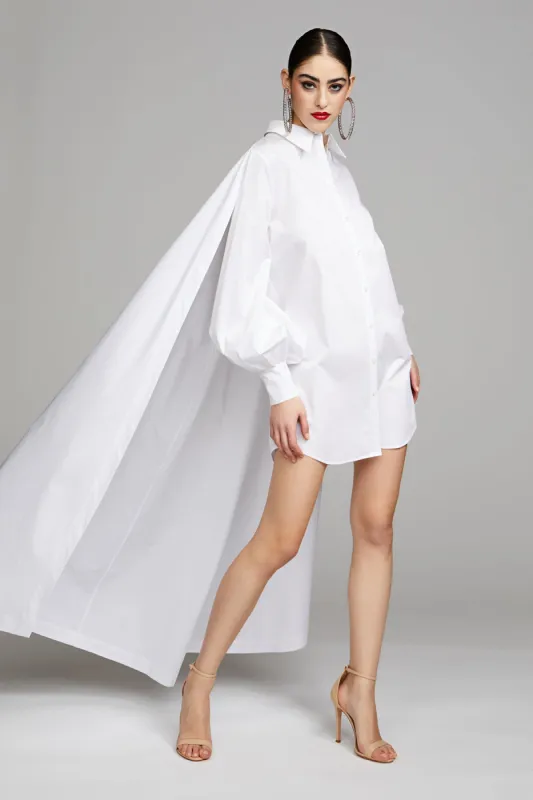 Korina Dress In Poplin sold by H by Halston