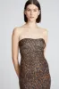 Emilia Dress In Leopard Scuba sold by H by Halston
