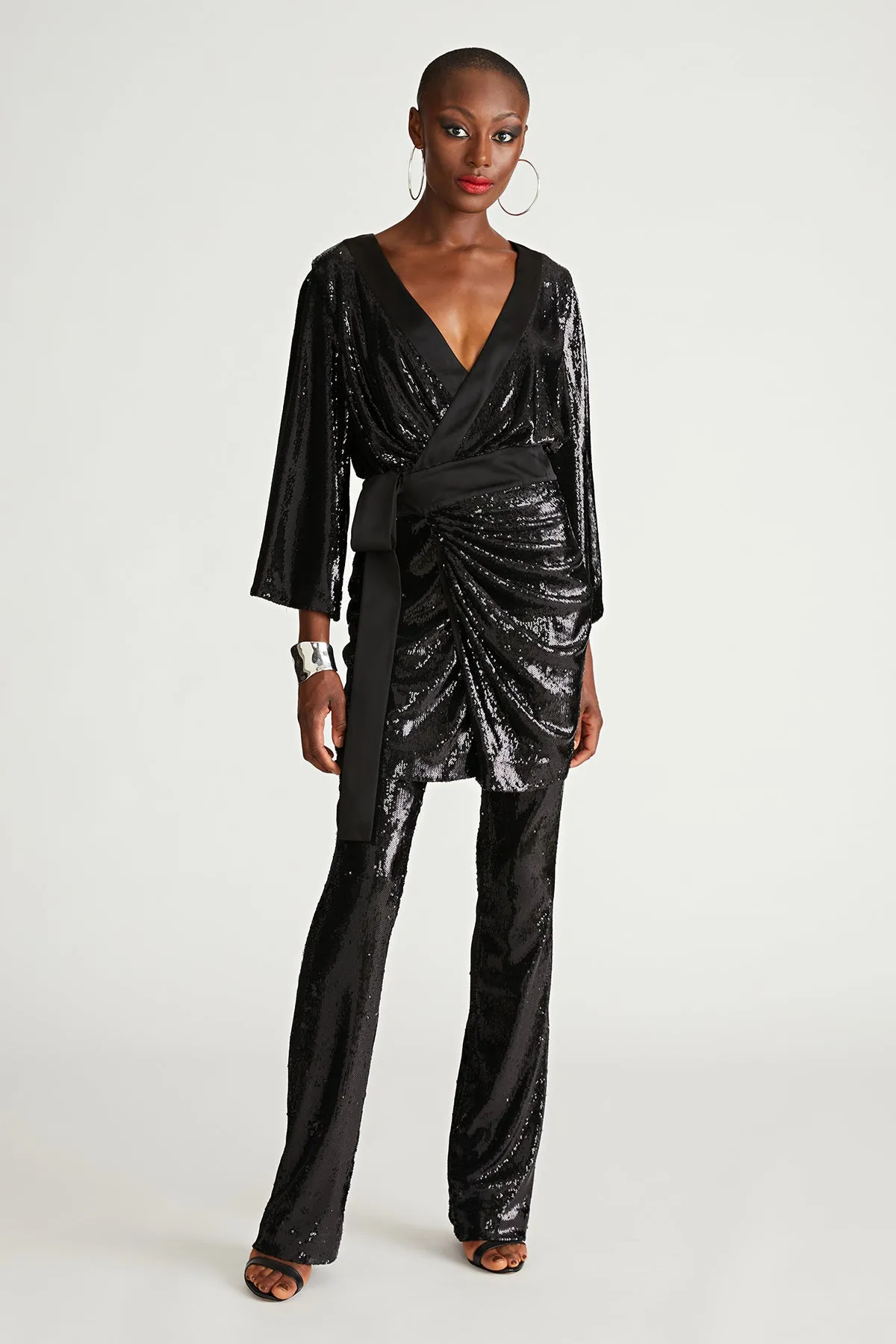 Davon Pant In Sequin sold by H by Halston