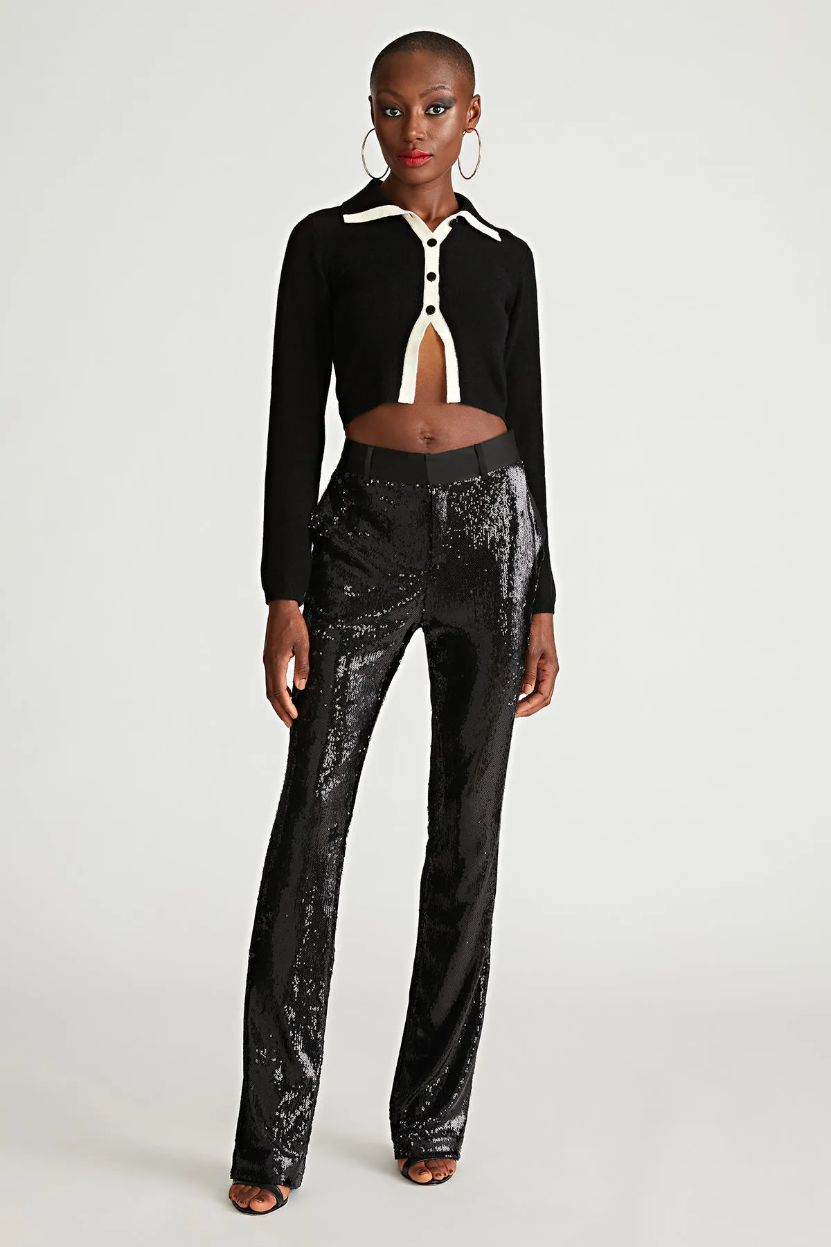 Davon Pant In Sequin sold by H by Halston product image thumbnail 5