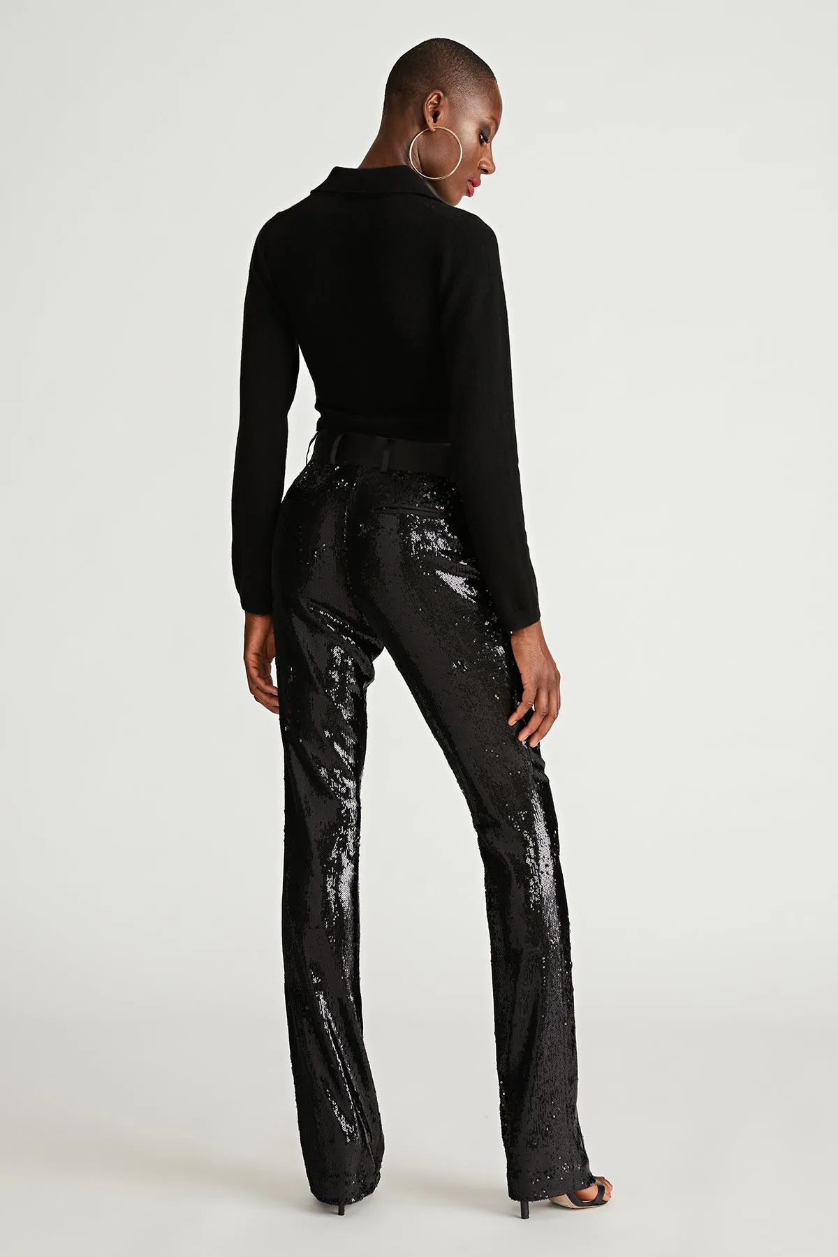 Davon Pant In Sequin sold by H by Halston product image thumbnail 3