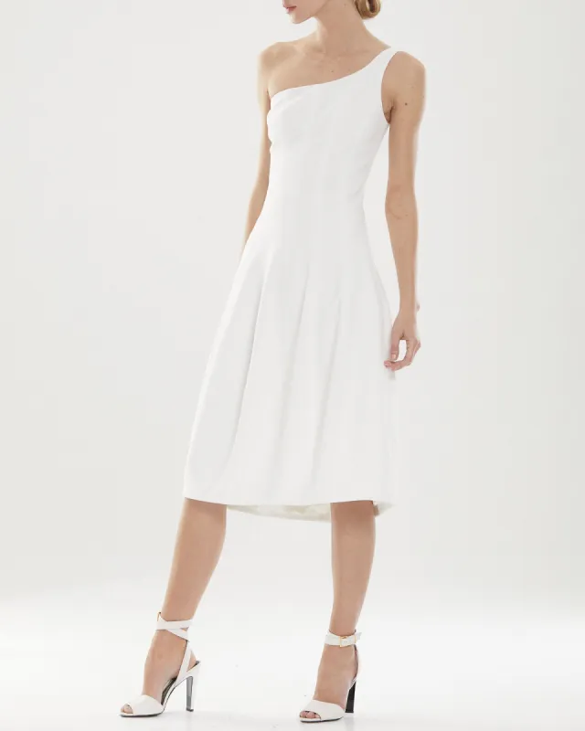 Galen Panelled Structured Dress sold by H by Halston