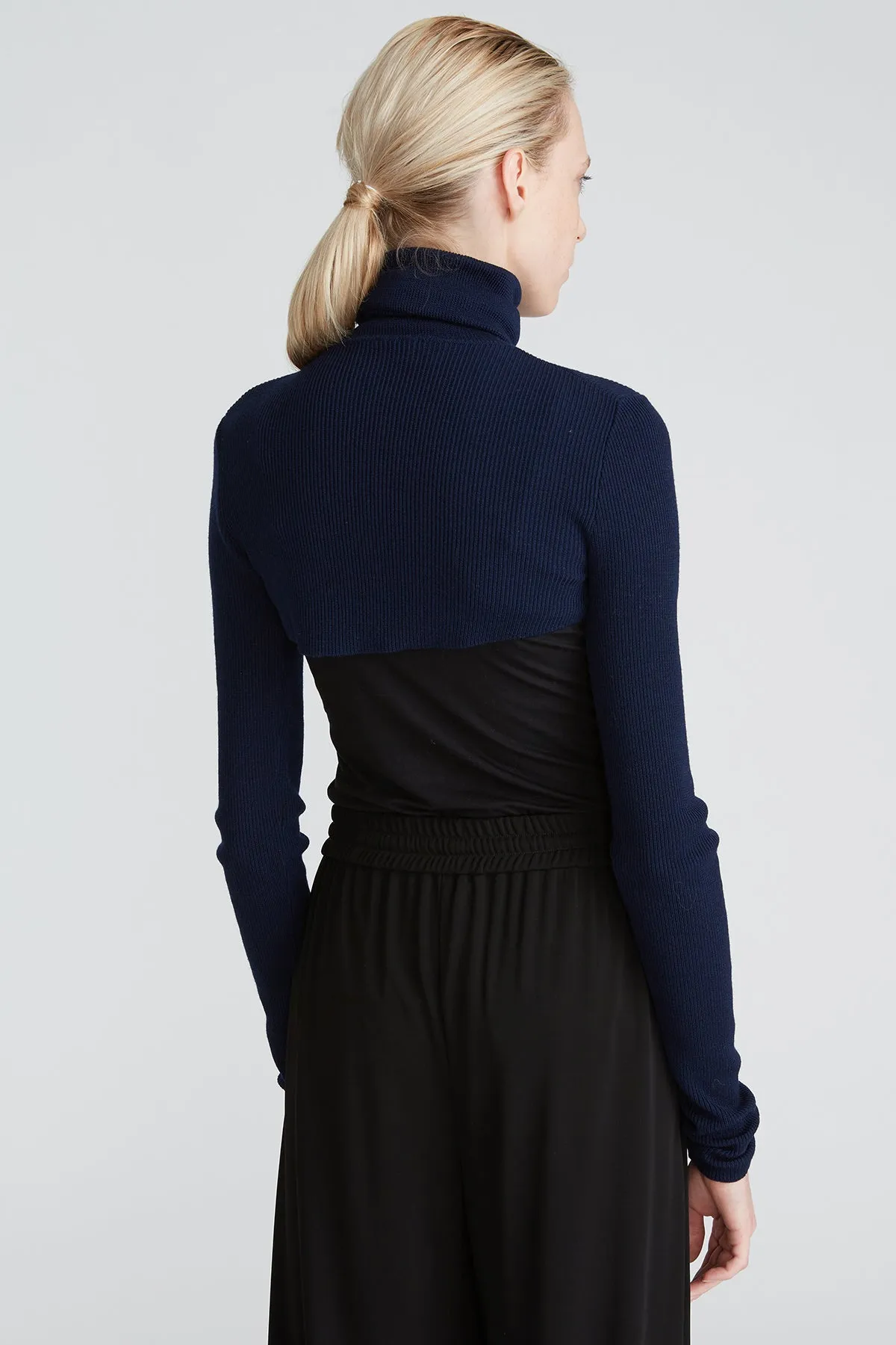 Mina Turtleneck Shrug sold by H by Halston product image thumbnail 3