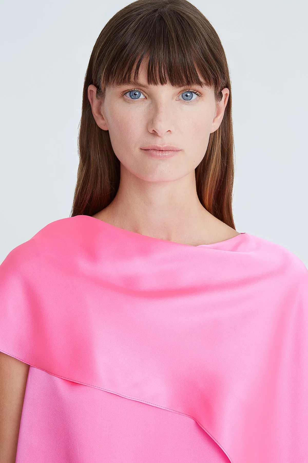 Dahlia Charmeuse Draped Top sold by H by Halston product image thumbnail 5