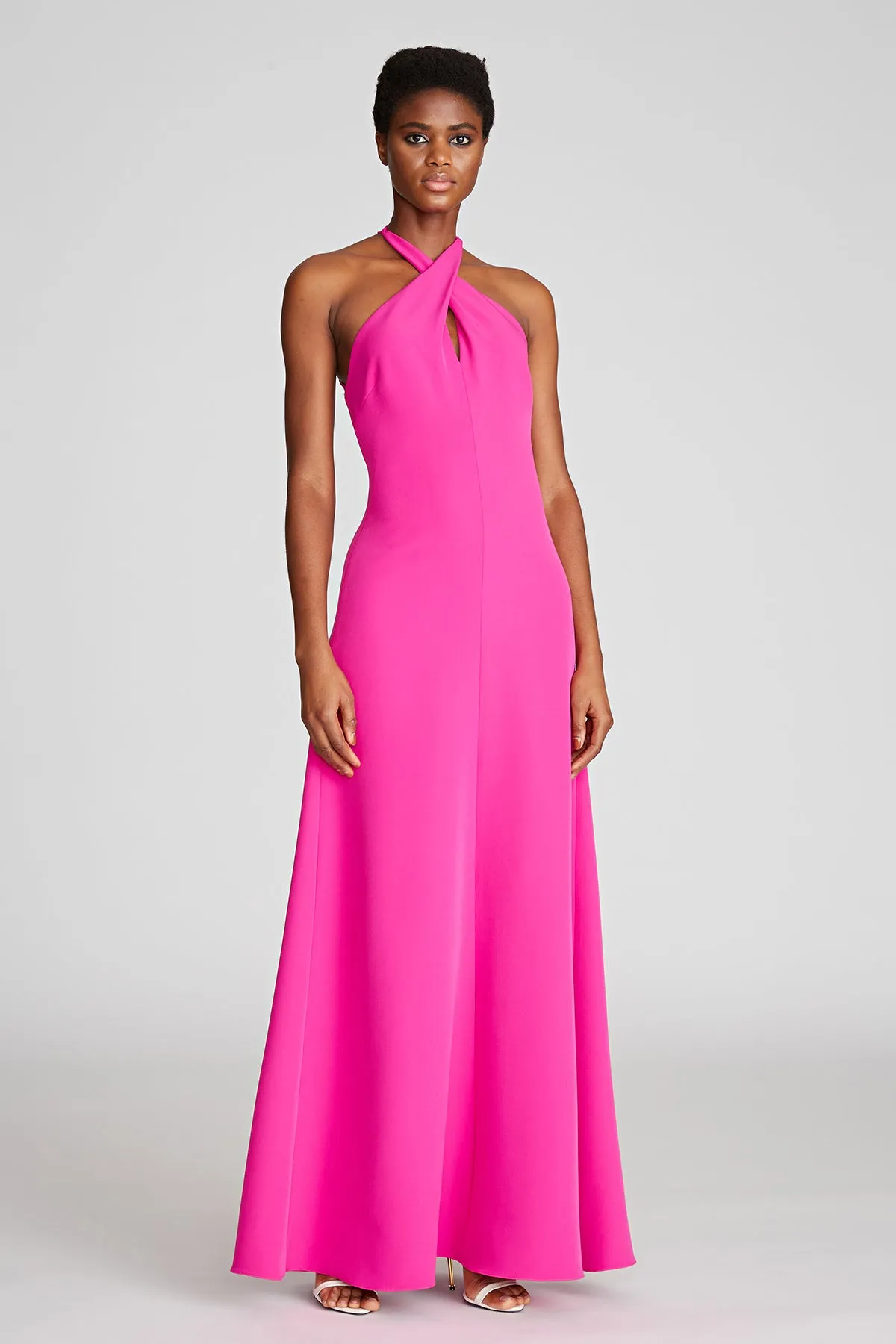 Gabriela Gown In Stretch Crepe sold by H by Halston product image thumbnail 4