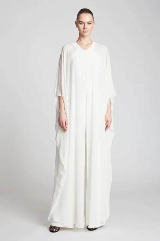 Nyla Jumpsuit In Chiffon/Crepe sold by H by Halston