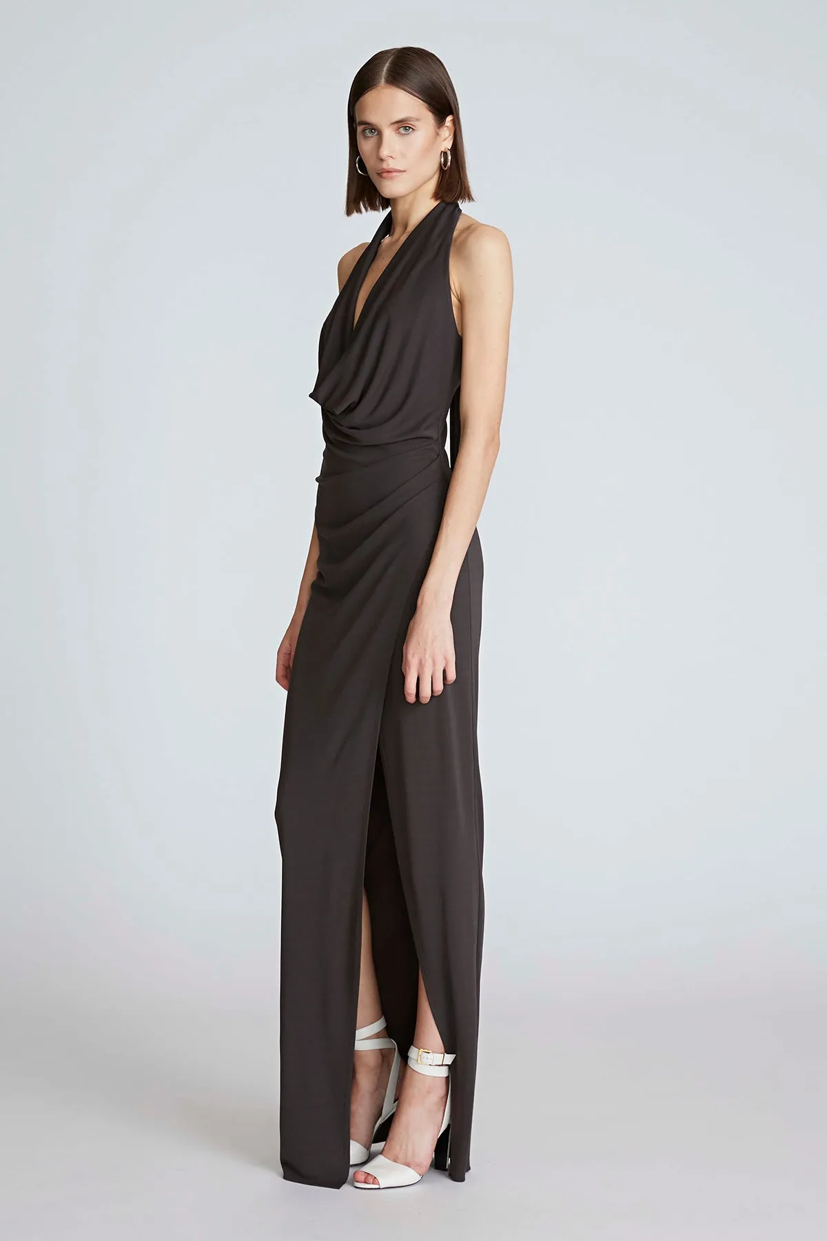 Emery Gown In Matte Jersey sold by H by Halston product image thumbnail 3