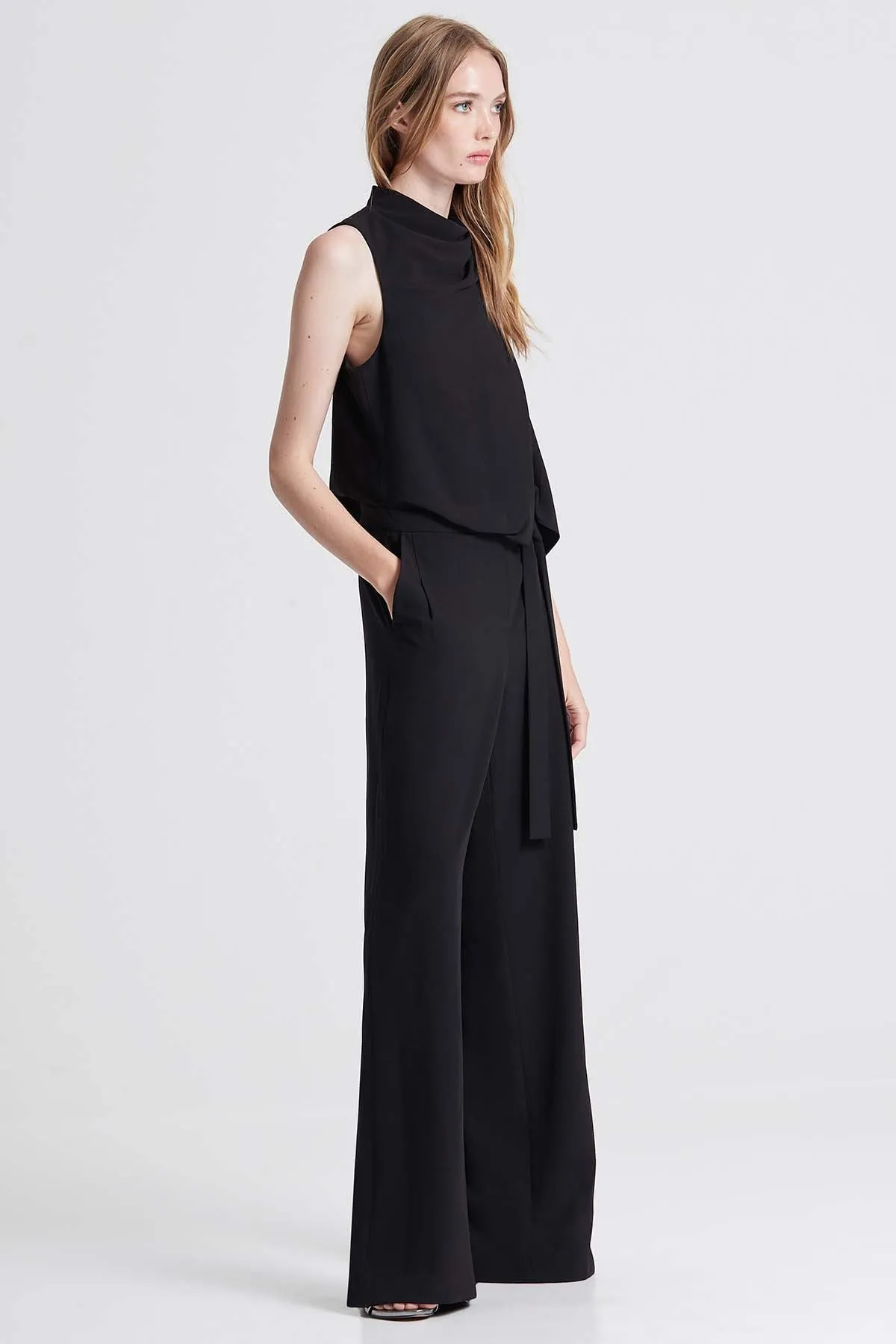 COWL DRAPE JUMPSUIT sold by H by Halston product image thumbnail 3