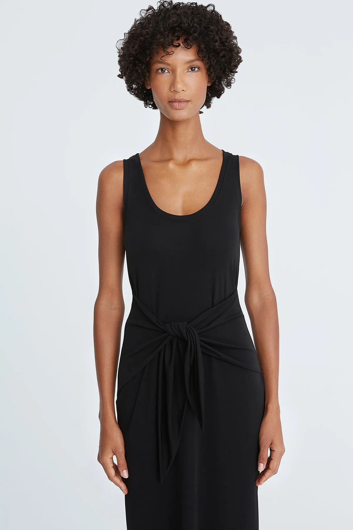 Aylin Jersey Tie Front Dress sold by H by Halston product image thumbnail 4