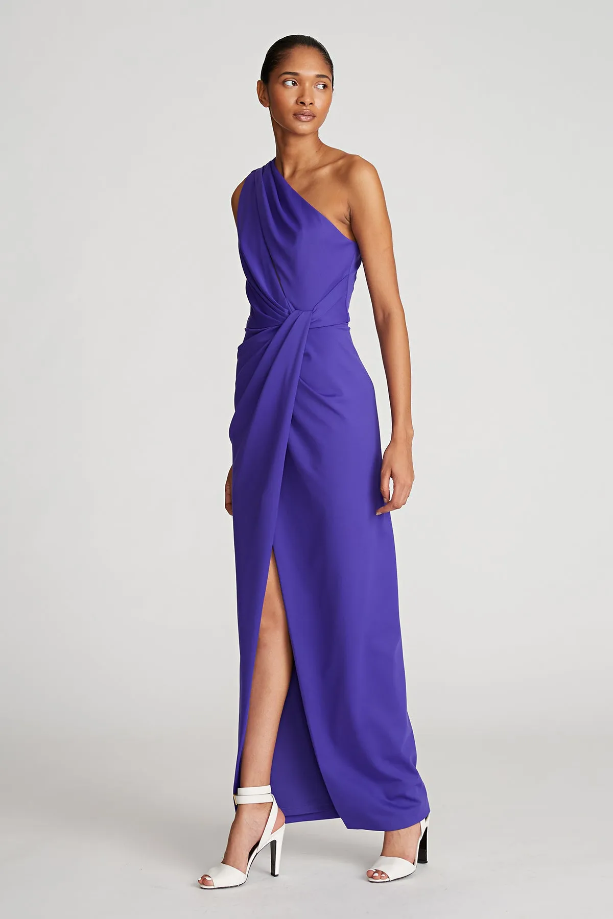 Celeste Gown In Scuba sold by H by Halston product image thumbnail 3