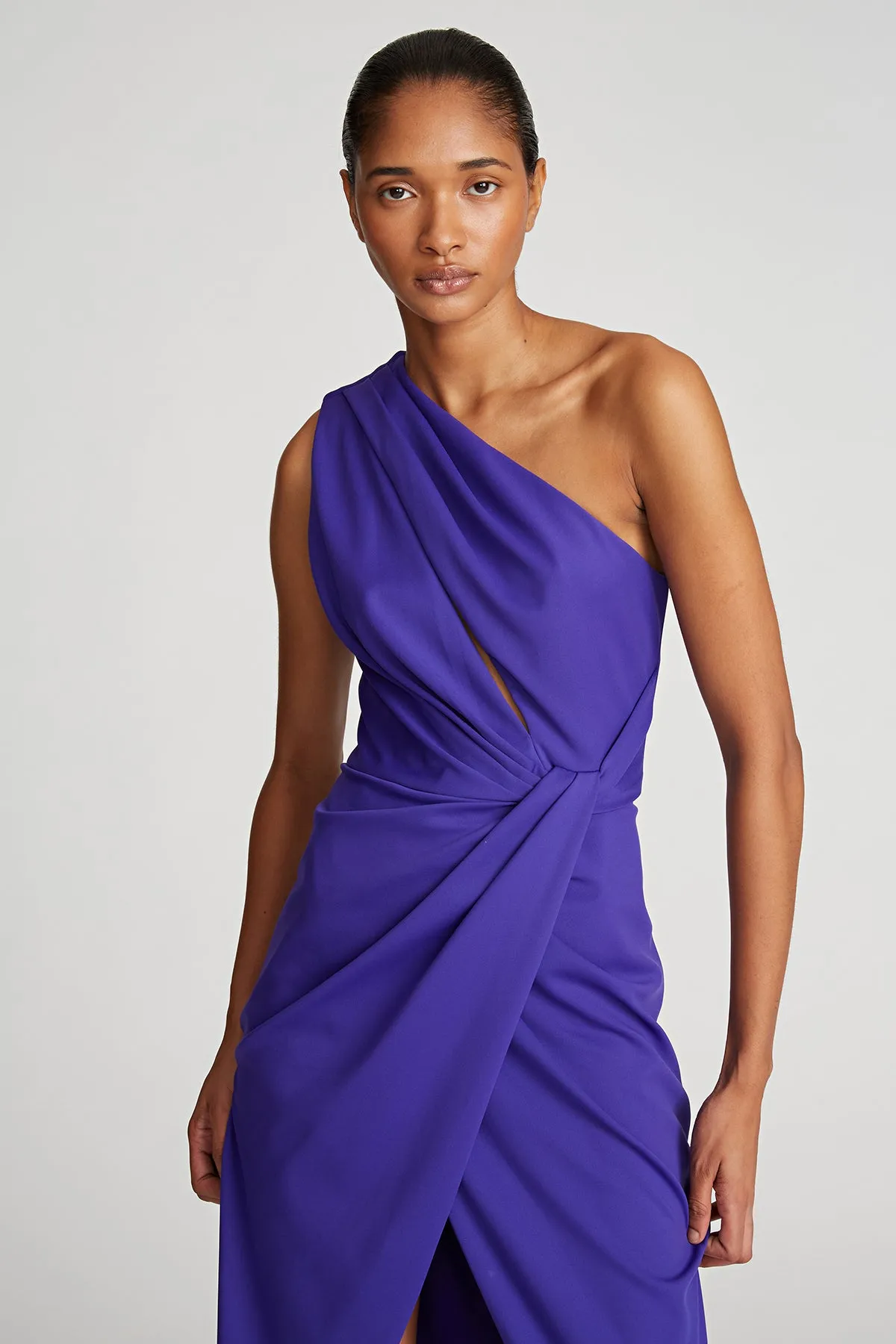 Celeste Gown In Scuba sold by H by Halston product image thumbnail 4