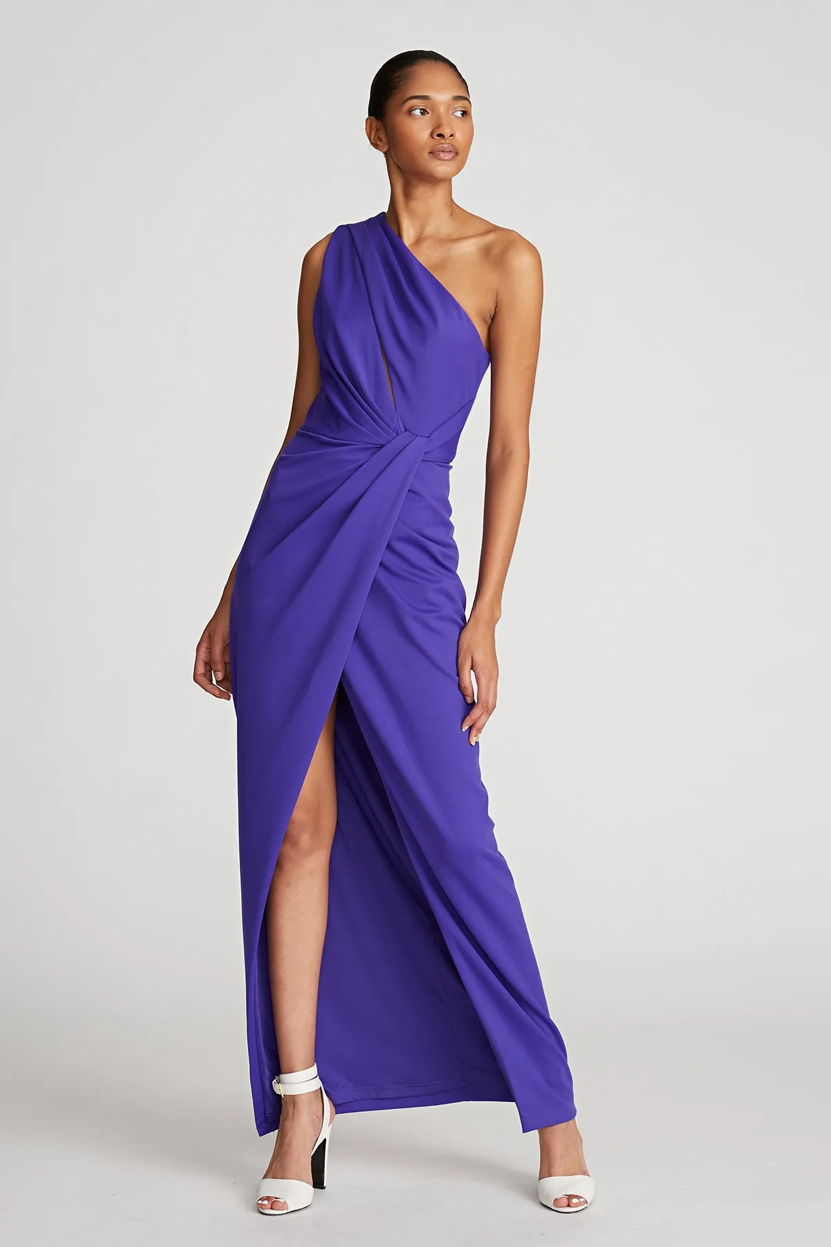 Celeste Gown In Scuba sold by H by Halston product image thumbnail 5