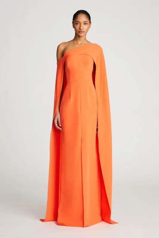 Elycia Gown In Stretch Crepe sold by H by Halston