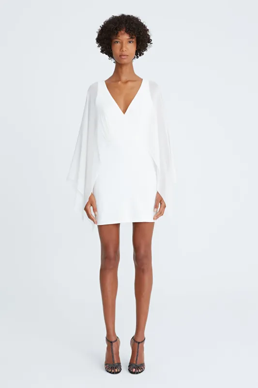 Rylee Crepe Caftan Sleeve Mini made by H by Halston