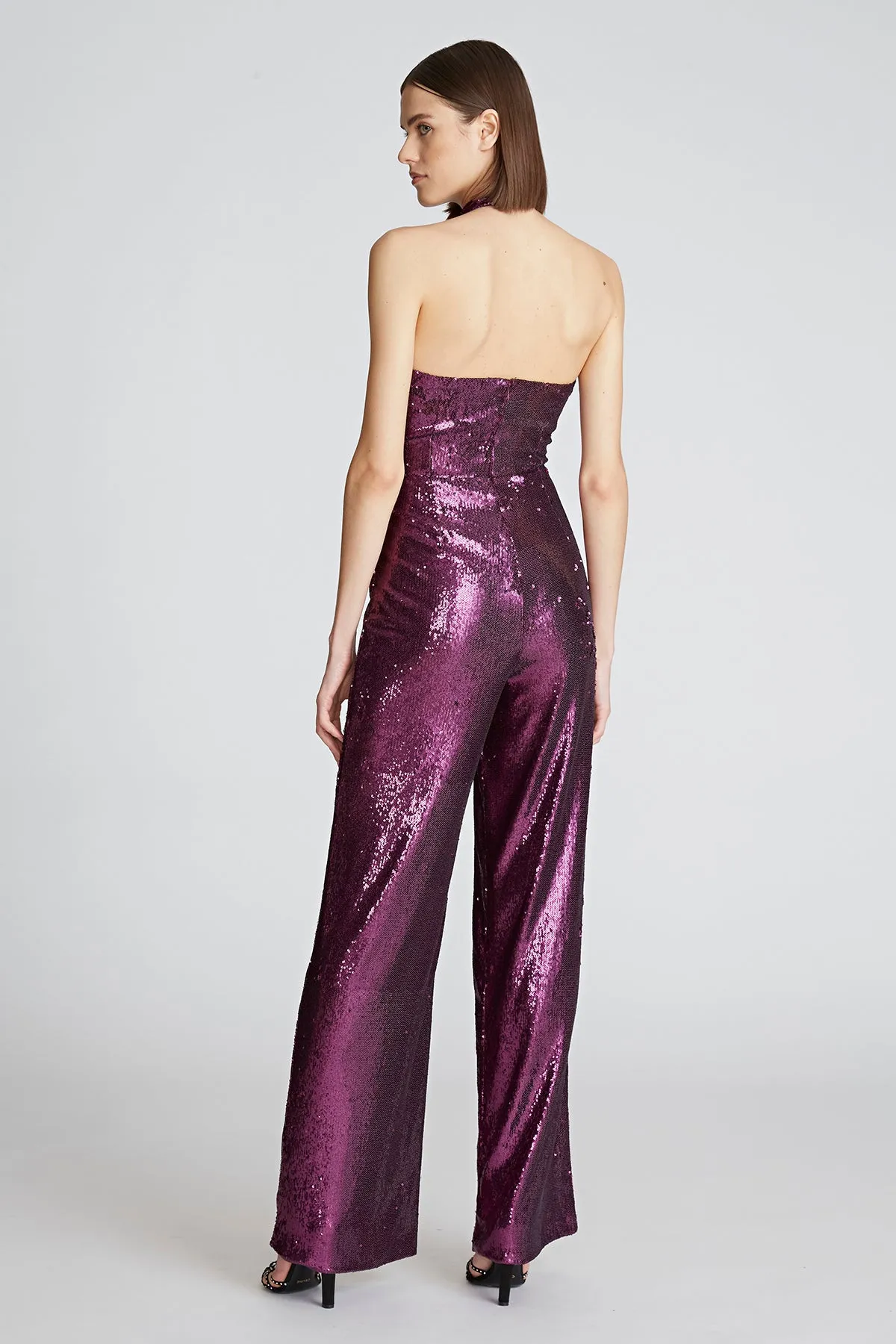 Danielle Jumpsuit In Sequins sold by H by Halston product image thumbnail 2