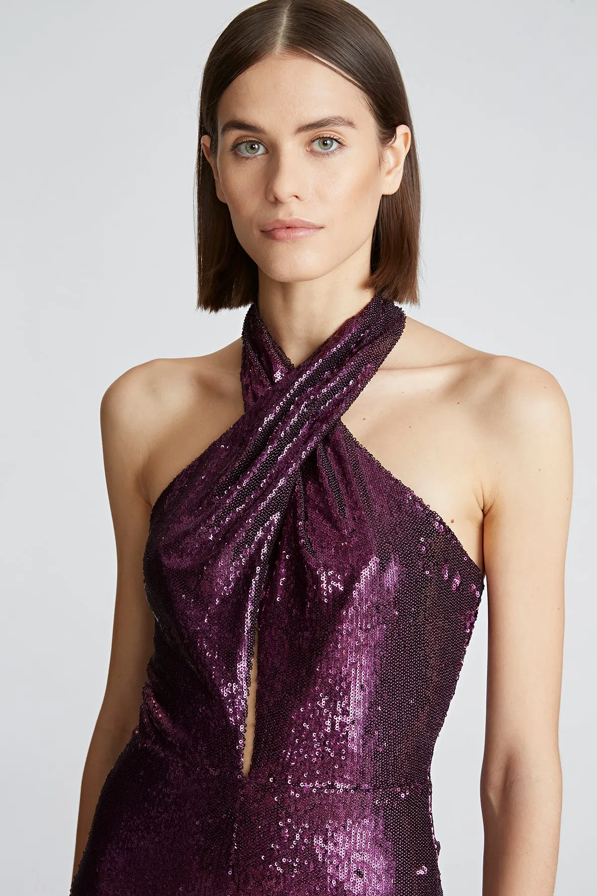 Danielle Jumpsuit In Sequins sold by H by Halston product image thumbnail 5