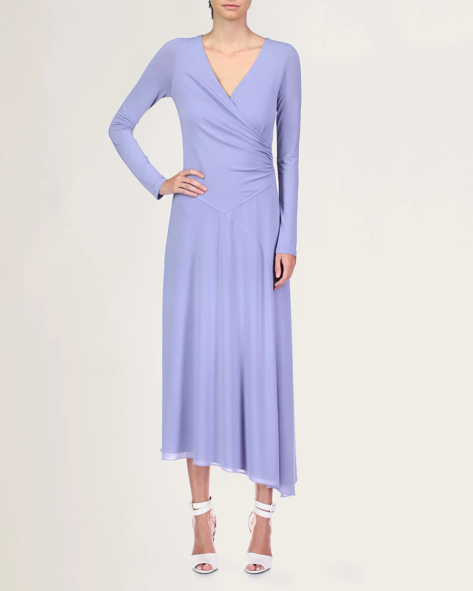 Lyla Wrap Dress sold by H by Halston