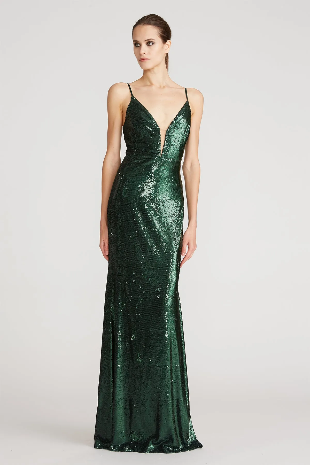Cal Sequins Gown sold by H by Halston