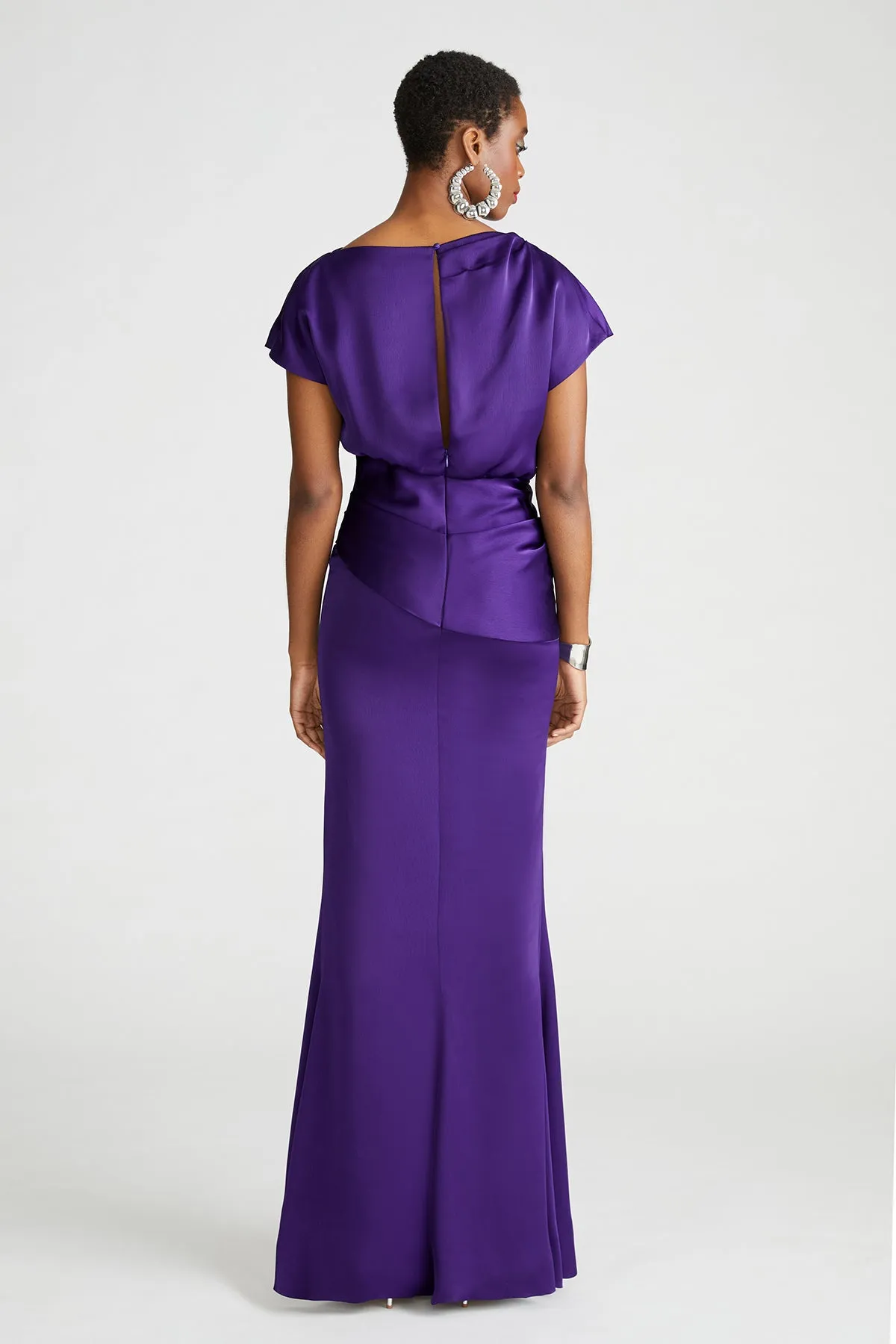 Lissandra Gown In Satin sold by H by Halston product image thumbnail 2