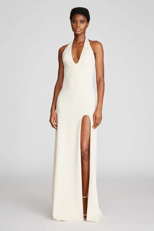 Carina Gown In Scuba sold by H by Halston