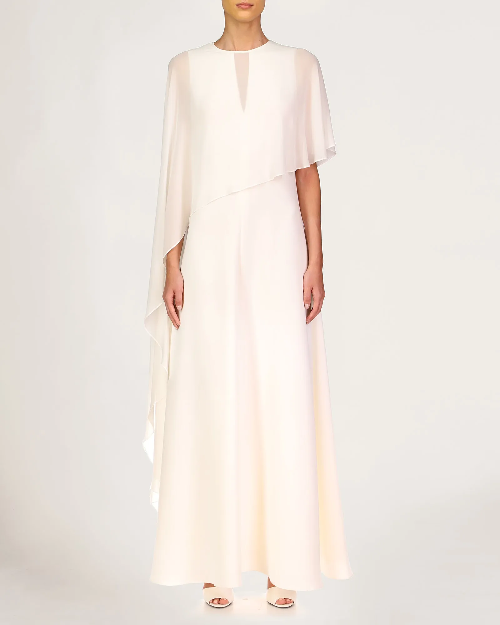 Gina Draped Cape Gown sold by H by Halston