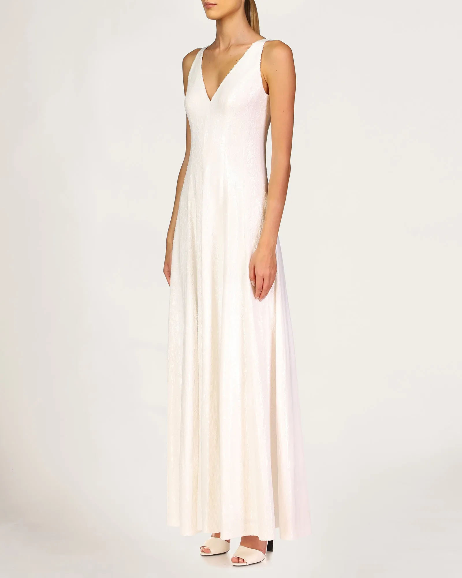 Elaine Micro Sequin Gown sold by H by Halston product image thumbnail 2