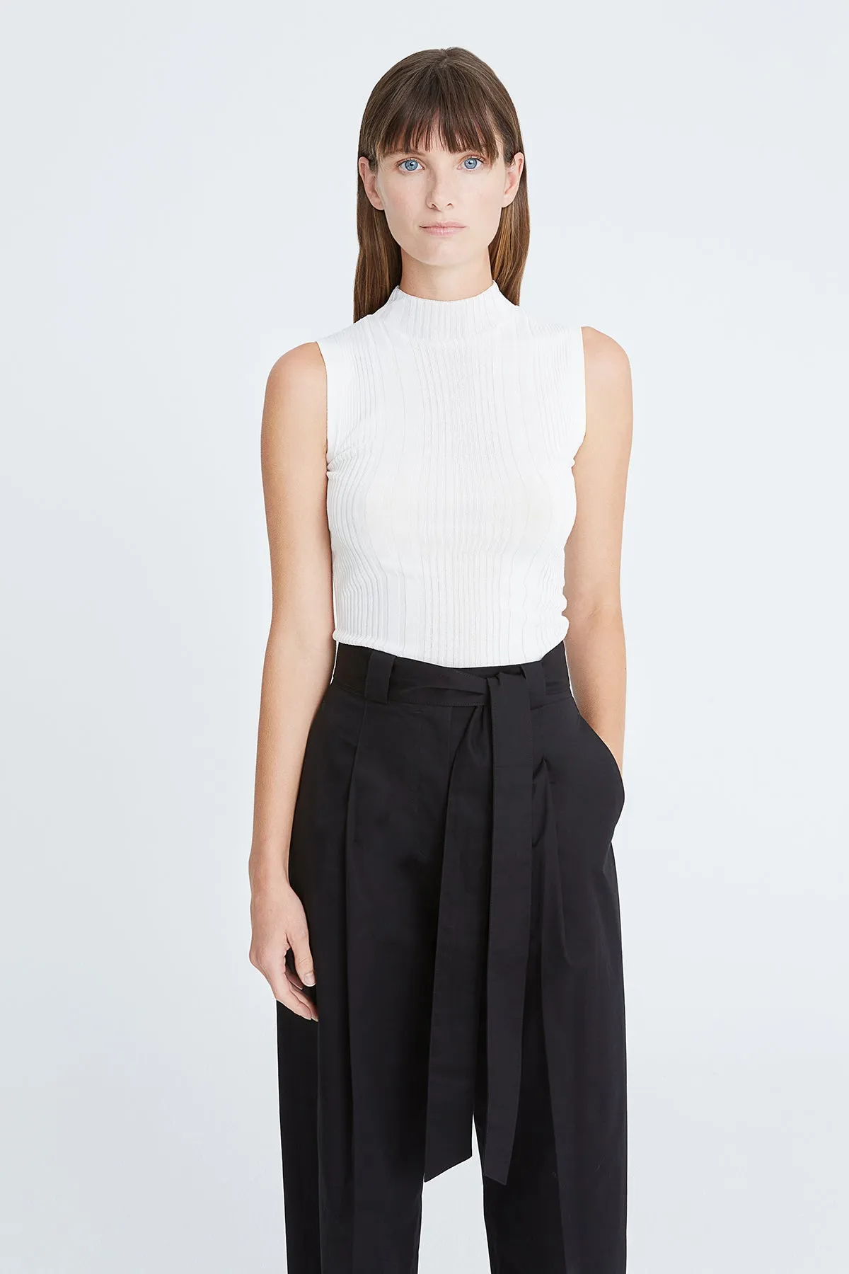Sloane Knit High Neck Top sold by H by Halston