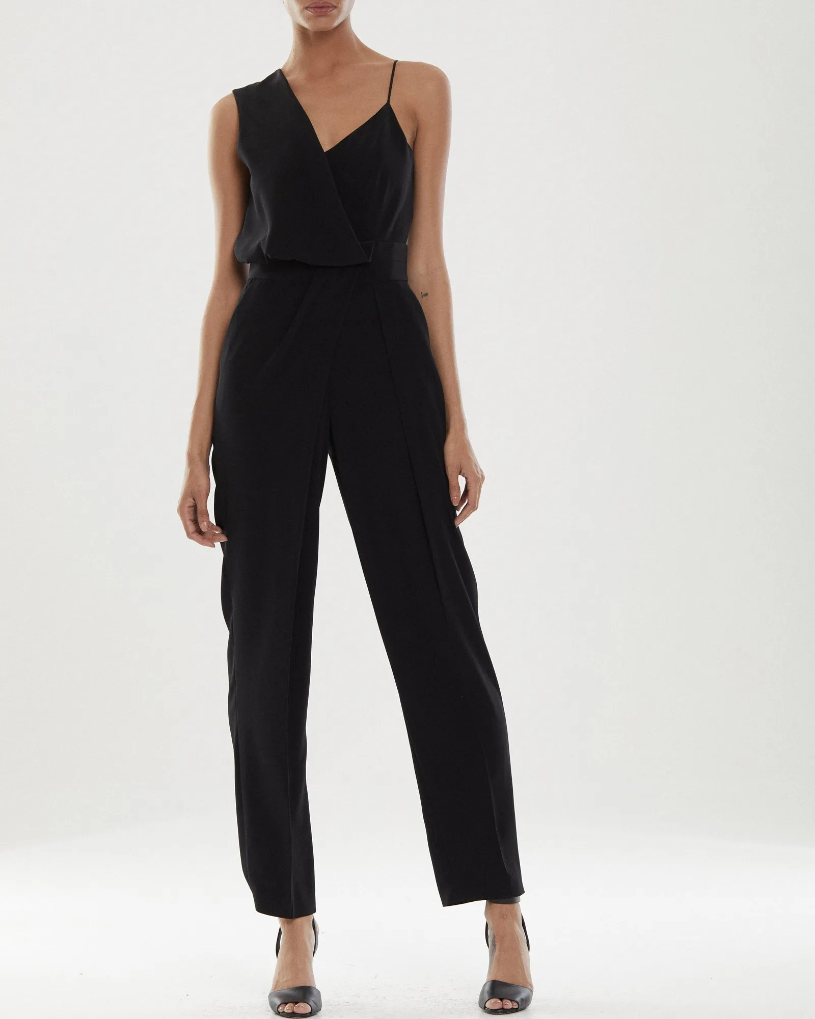 Noire Drape Jumpsuit sold by H by Halston