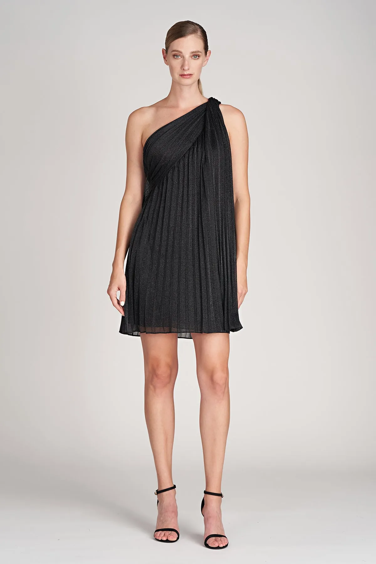Clare Dress In Shimmer Jersey sold by H by Halston product image thumbnail 4