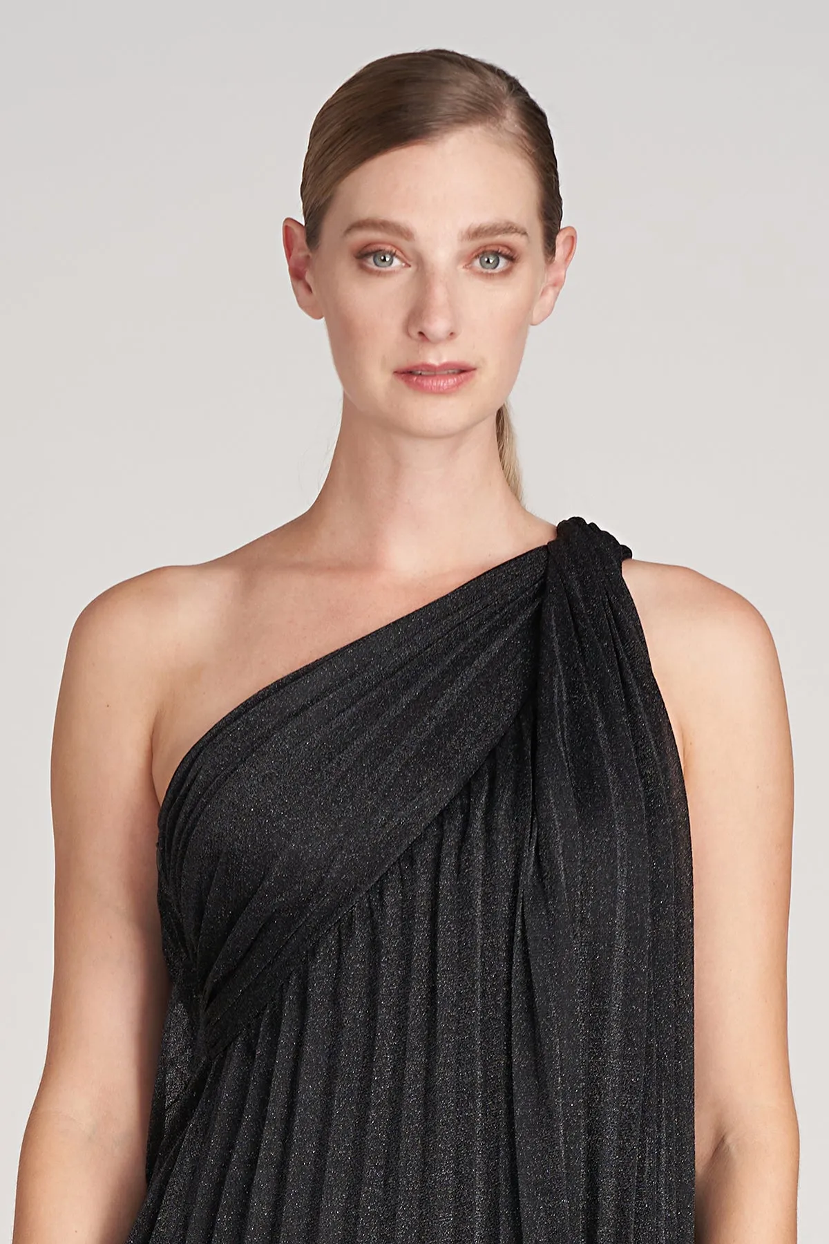 Clare Dress In Shimmer Jersey sold by H by Halston product image thumbnail 5