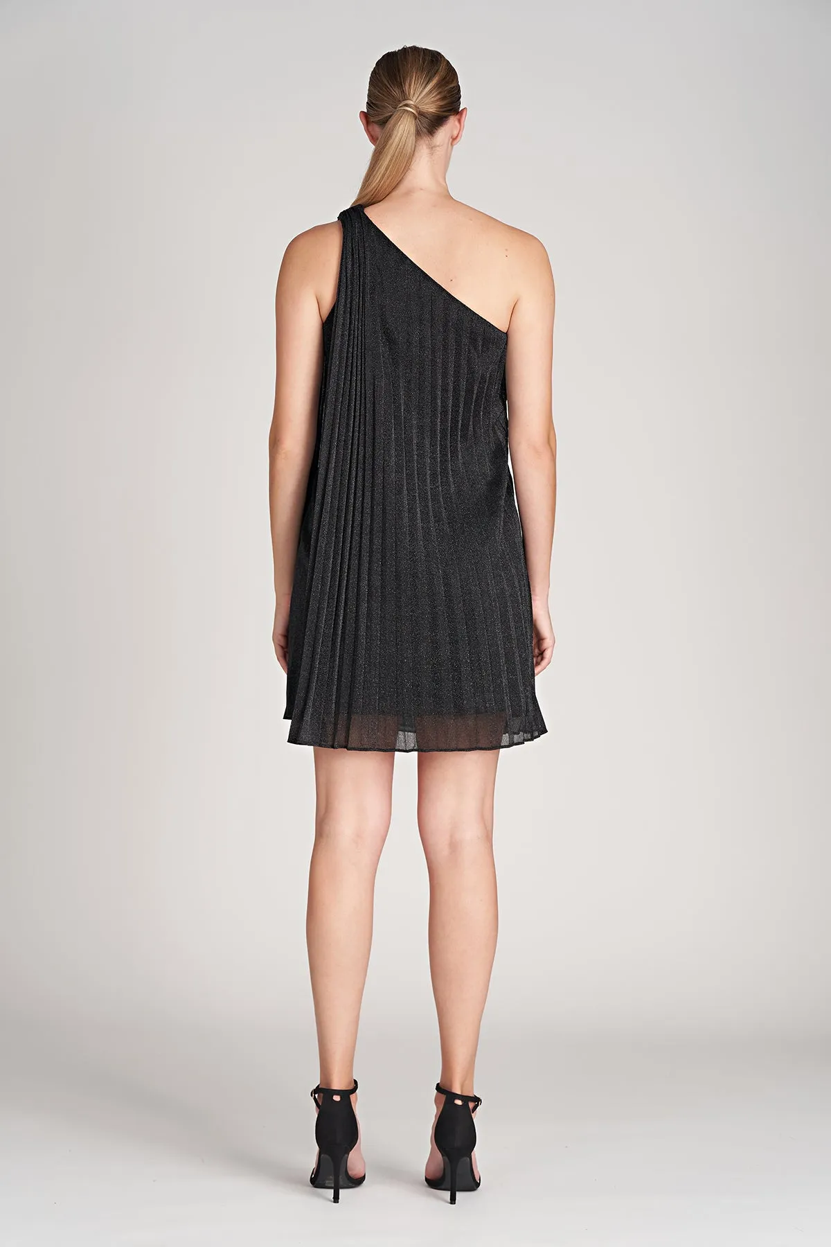 Clare Dress In Shimmer Jersey sold by H by Halston product image thumbnail 3