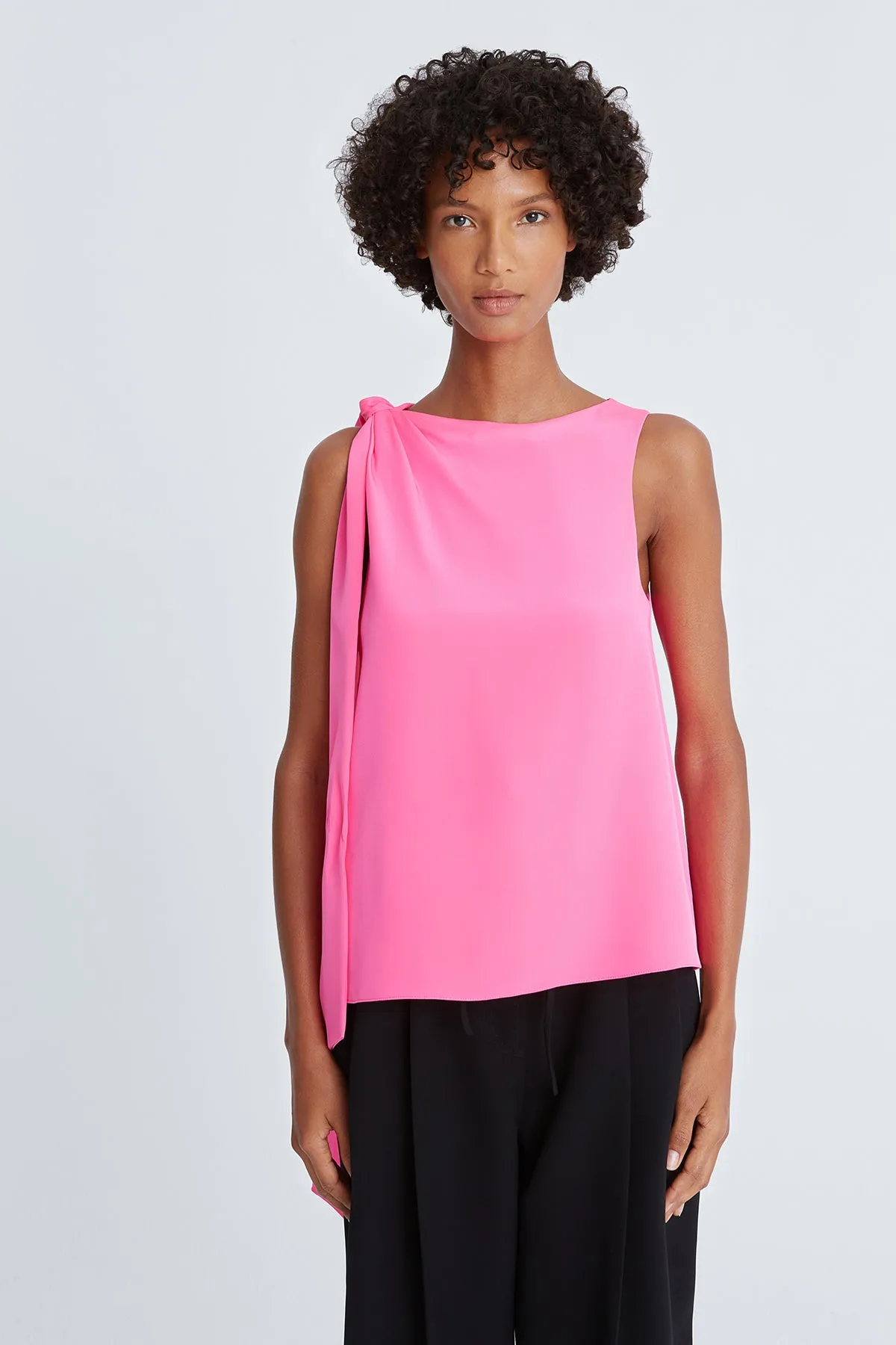 Iliana Crepe Draped Top sold by H by Halston product image thumbnail 3