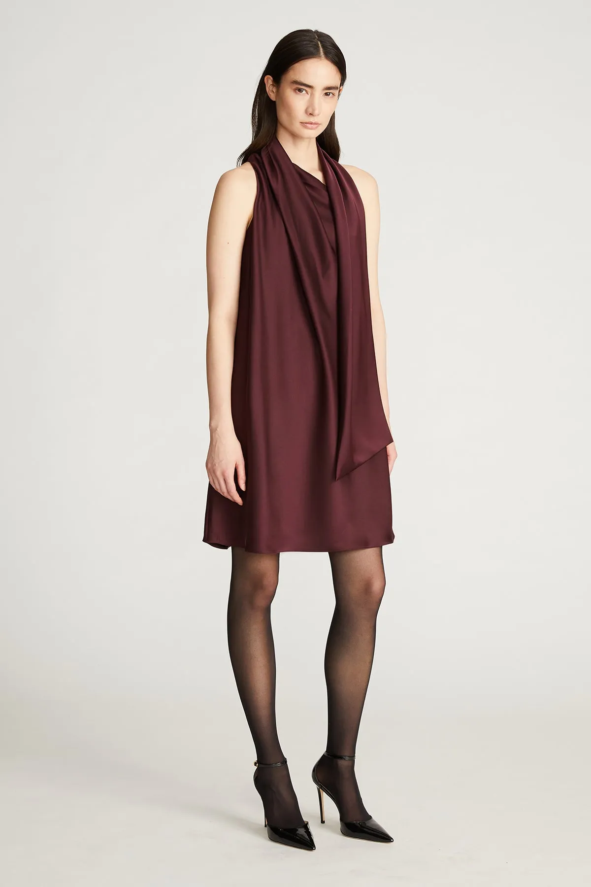 Grayson Dress In Satin sold by H by Halston product image thumbnail 4