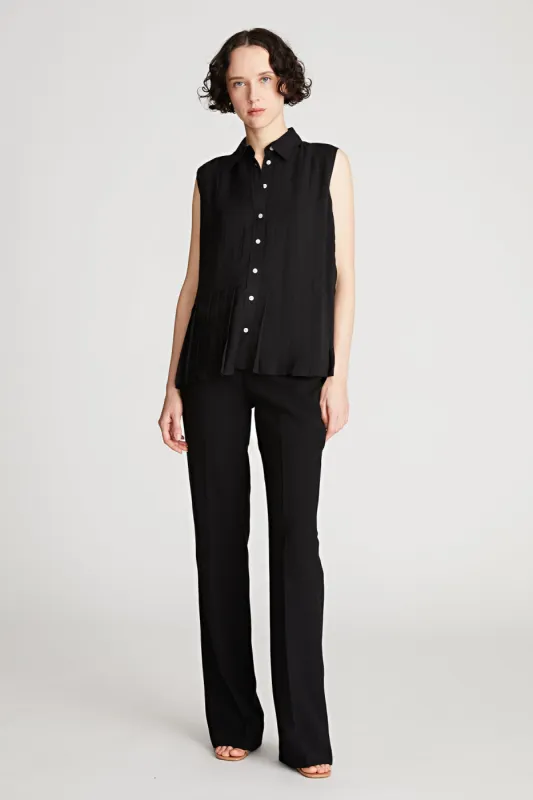 Zerena Top In Pleated Cdc sold by H by Halston