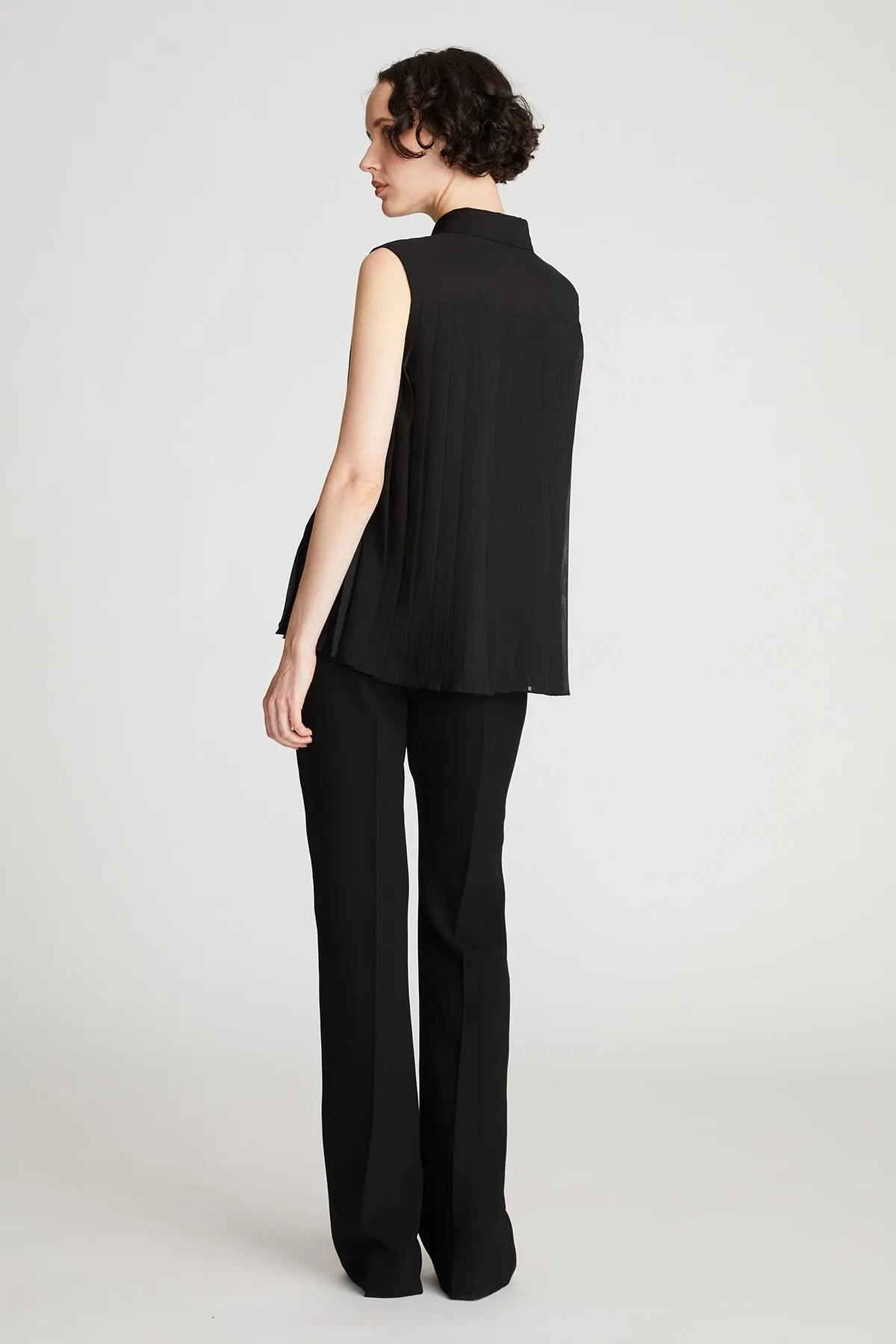 Zerena Top In Pleated Cdc sold by H by Halston product image thumbnail 3