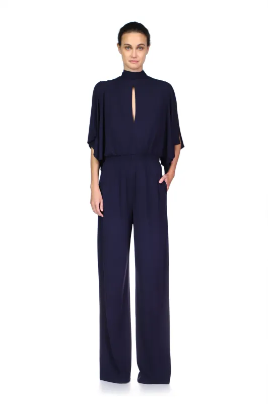 Nina Jersey Jumpsuit sold by H by Halston