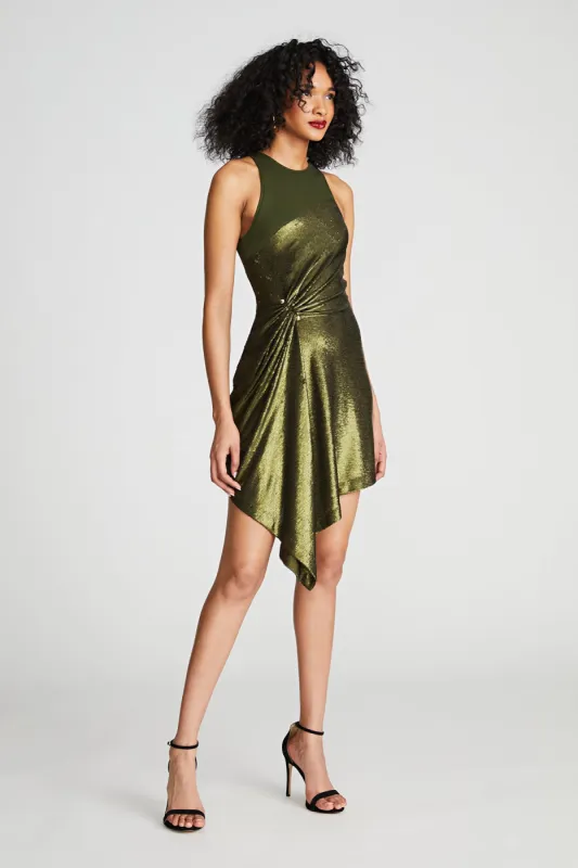 Ida Dress In Sequin And Jersey sold by H by Halston
