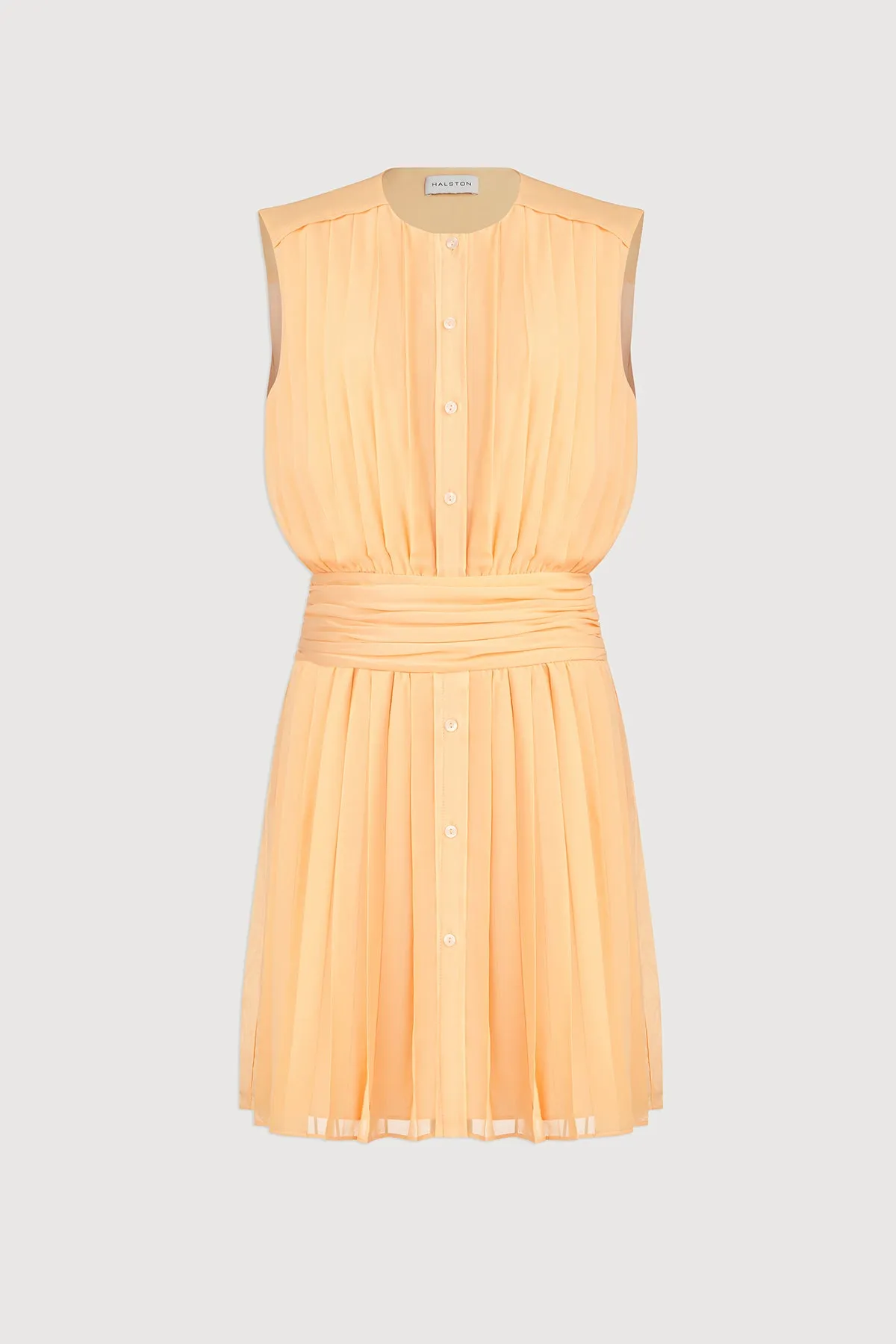 Indira Dress In Pleated Cdc sold by H by Halston product image thumbnail 5
