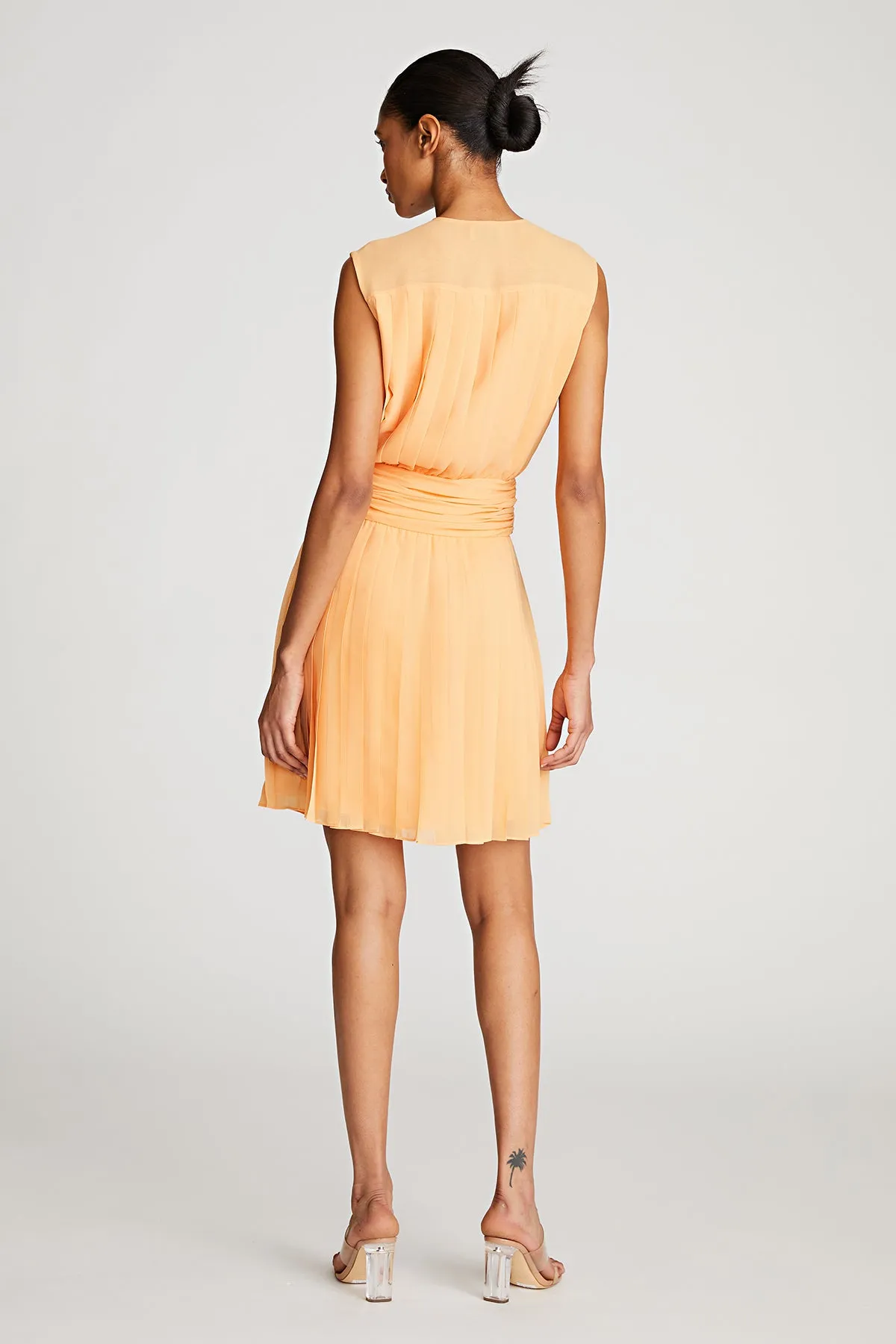 Indira Dress In Pleated Cdc sold by H by Halston product image thumbnail 3