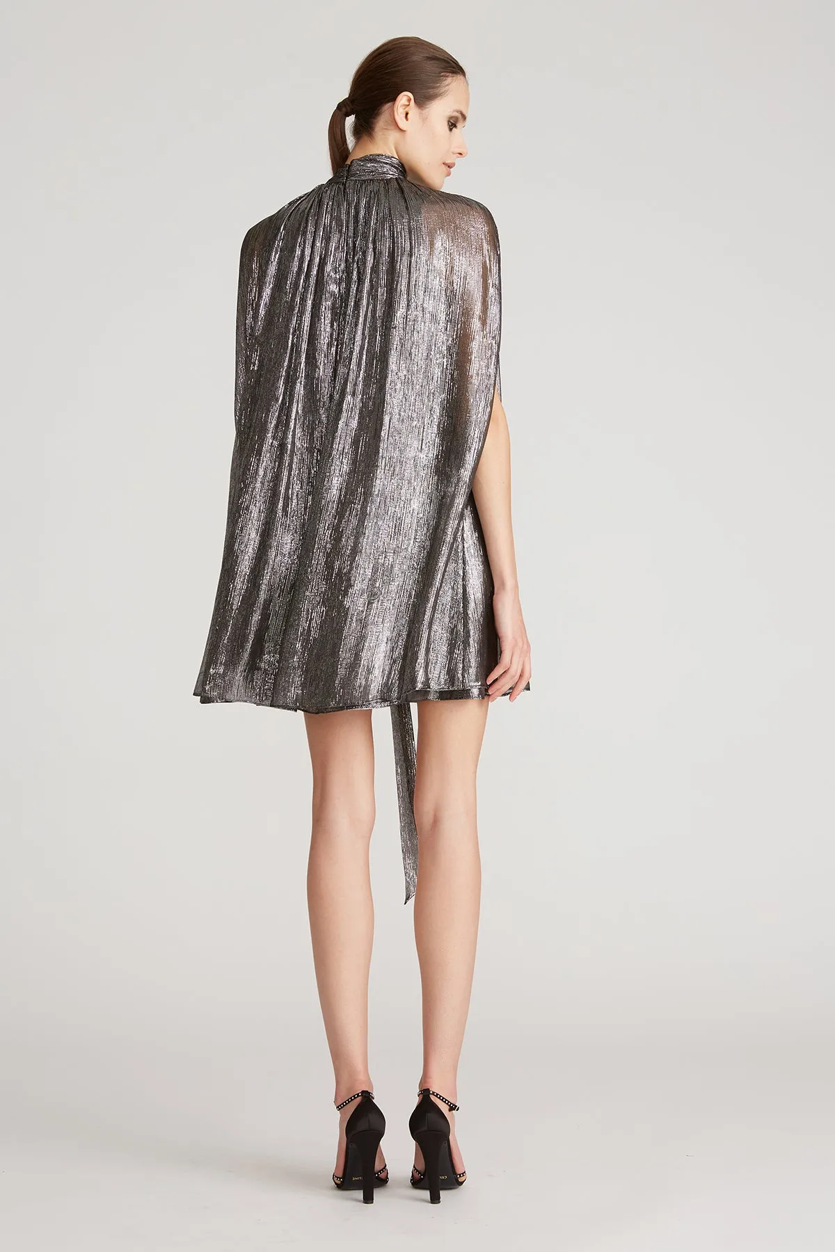 Ophelia Lurex Chiffon Dress sold by H by Halston product image thumbnail 2