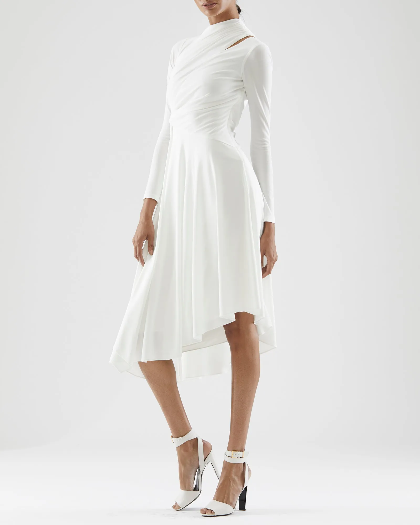 Prisma Jersey Dress sold by H by Halston product image thumbnail 4