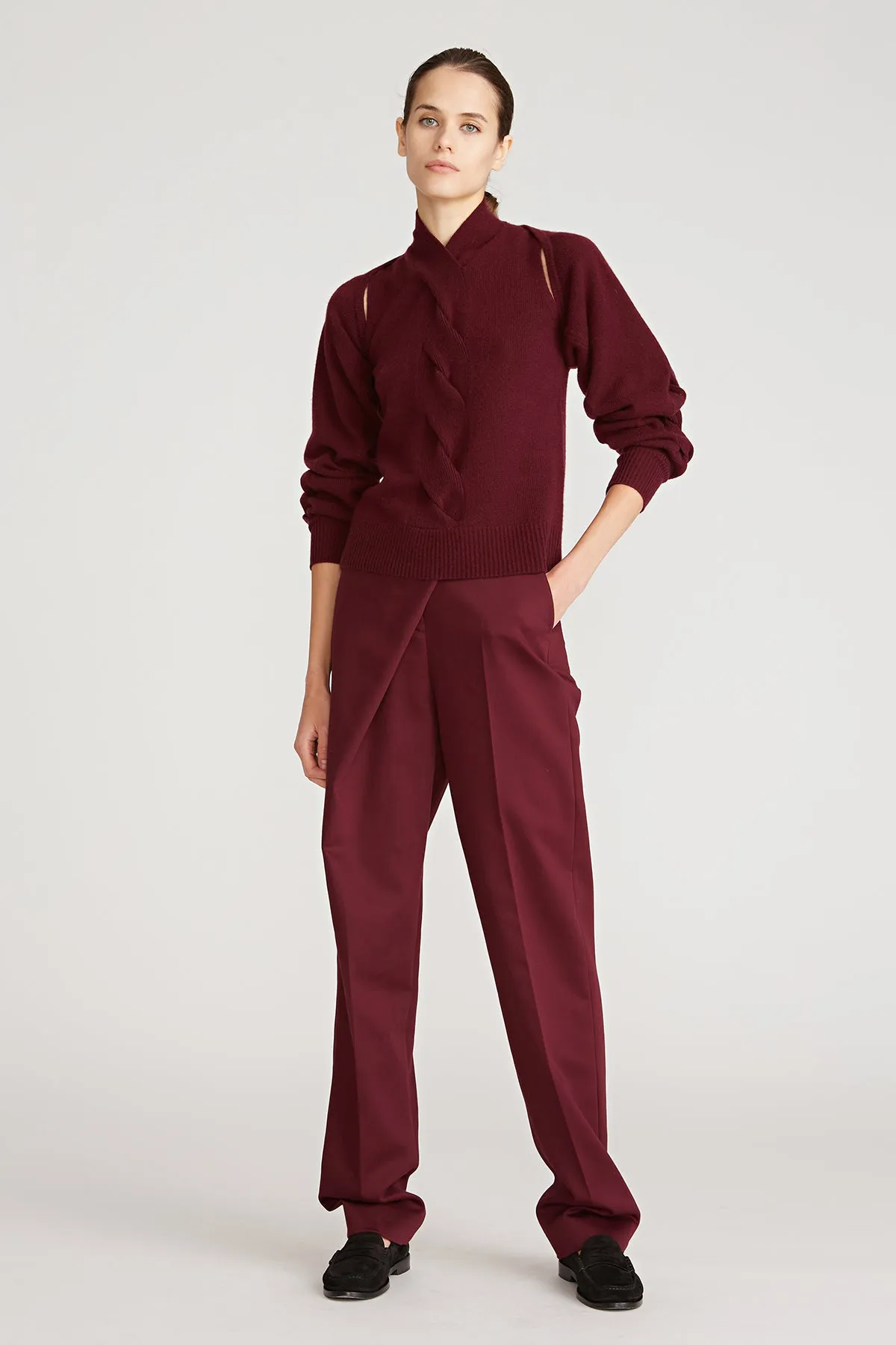 Auden Wool Cash Cable Shrug sold by H by Halston product image thumbnail 5