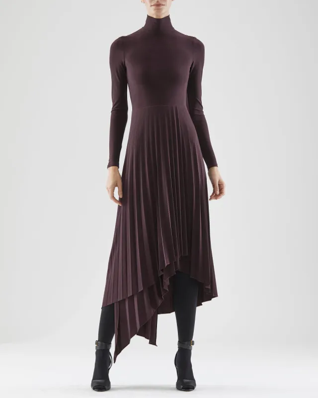 Liv Jersey Pleat Dress sold by H by Halston