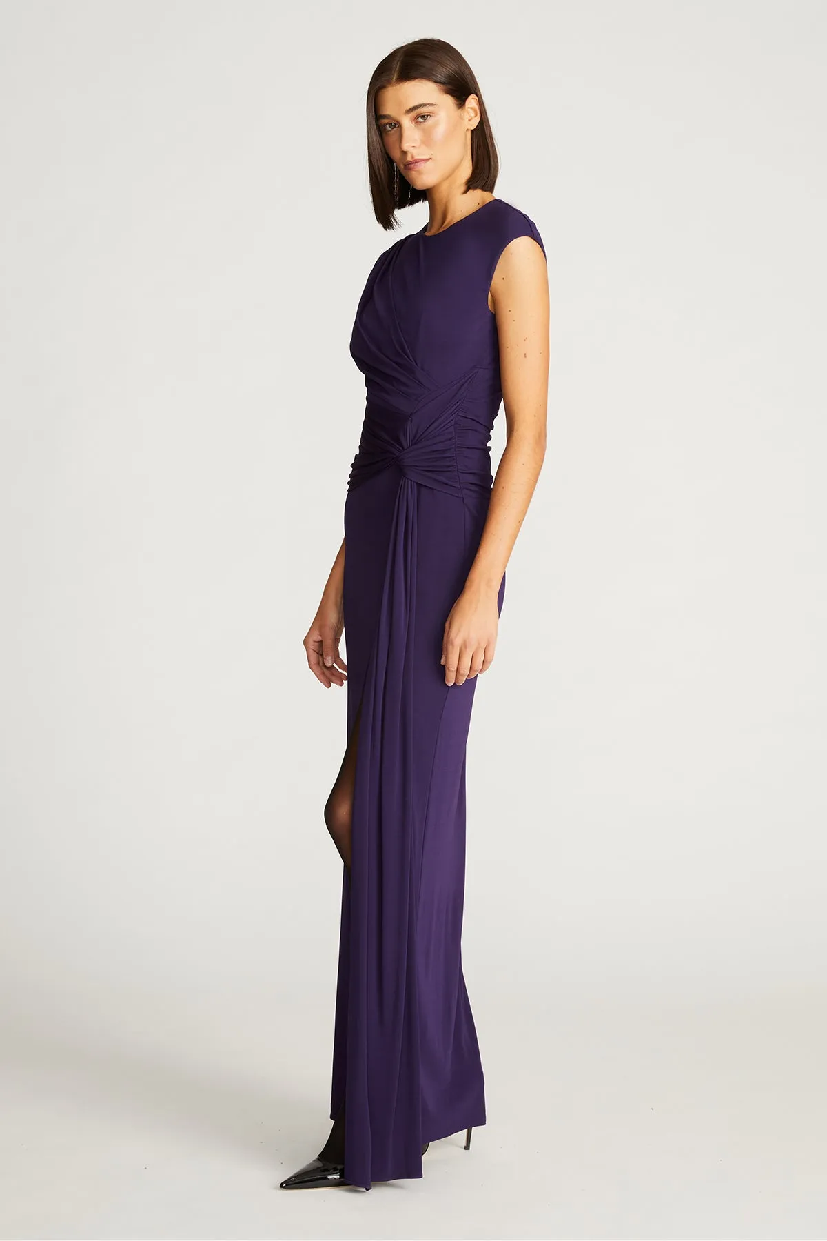 Giovanna Gown In Matte Jersey sold by H by Halston product image thumbnail 3
